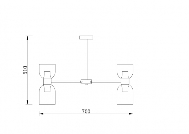 Люстра на штанге Freya Savia FR5203PL-10CH 