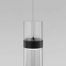 Подвесной светильник Eurosvet Lumen 50244/1 LED черный/прозрачный 