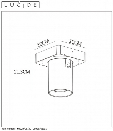 Спот Lucide Nigel 09929/05/31 