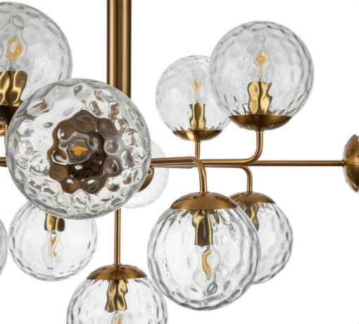 Люстра на штанге Indigo Cocoon 11008/13P Brass 