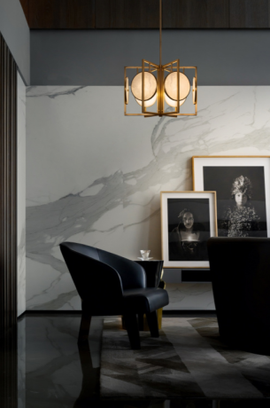 Люстра на штанге Maytoni Marmo MOD099PL-06G 