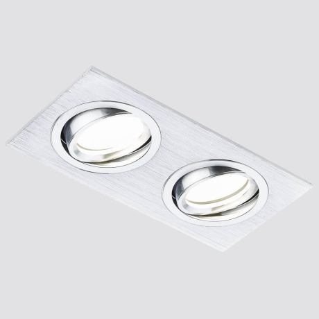 A601/2 AL Встраиваемый точечный светодиодный светильник с поворотным механизмом Ambrella light Classic 