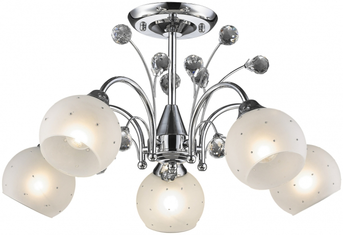 Потолочная люстра с лампочками Velante 707-107-05+Lamps E27 P45 