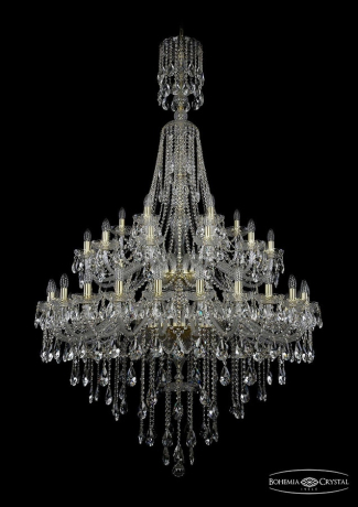 1415/24+12+6/460/XL-213/2d/G Подвесная люстра Bohemia Ivele Crystal 