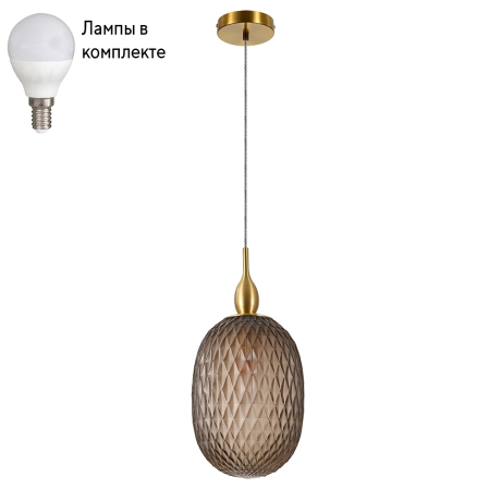 Светильник подвесной с лампочкой DIVINARE 5817/06 SP-1+Lamps 