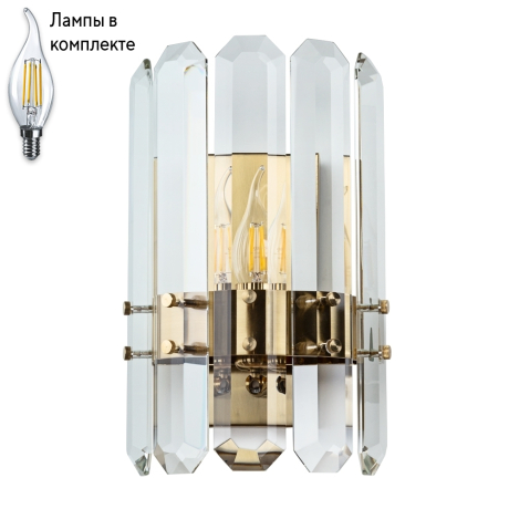 Светильник настенный с лампочкой DIVINARE 7136/18 AP-1+Lamps 