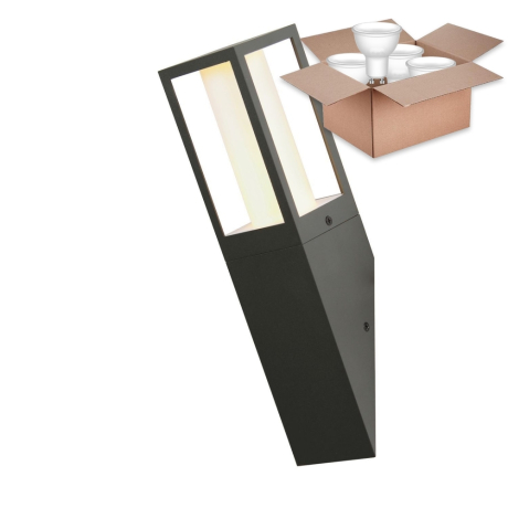 Уличный светильник с лампочкой Favourite Later 3036-1W+Lamps Gu10