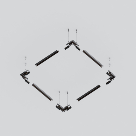 Трек подвесной Maytoni Technical Busbar trunkings Exility TRXM034-R-412B 