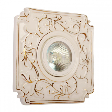 Встраиваемый точечный светильник спот Abrasax 001-WHG 