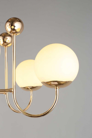 Люстра на штанге с лампочками Omnilux OML-67007-06+Lamps 