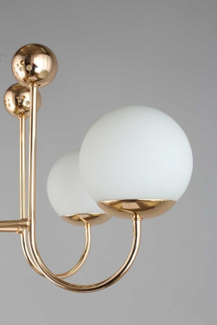 Люстра на штанге с лампочками Omnilux OML-67007-06+Lamps 