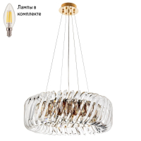 Люстра подвесная с лампочками DIVINARE 7568/18 LM-9+Lamps