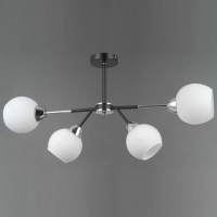 Люстра на штанге ILLUMICO LIBRA IL0715-4CSQ-24 BK CR LIBRA