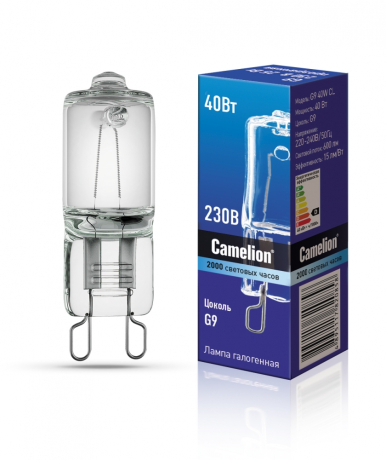 Галогенная лампа G9 40W Camelion G9 40W CL (5553) 