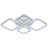 Светодиодная люстра с пультом ДУ и диммером Profit Light 8010/2+2 WHT