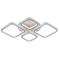 Светодиодная люстра с пультом ДУ и диммером Profit Light 8010/2+2 WHT