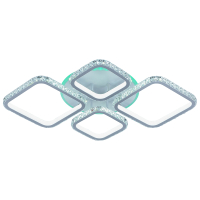 Светодиодная люстра с пультом ДУ и диммером Profit Light 8010/2+2 WHT