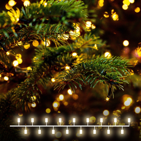 5м. Гирлянда нить ''Мишура'' 190LED (теплый) IP20 Eurosvet 400-004 (a056073)