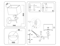 Бра Ambrella Light High Light Classic LH71325