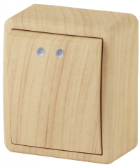 Выключатель одноклавишный с подсветкой ЭРА Эксперт 10AX 250V 11-1202-11 Б0020659