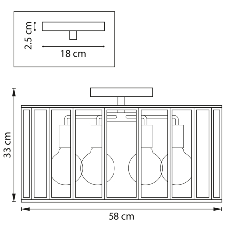 Потолочная люстра Genni Lightstar с поддержкой Маруся 798287 
