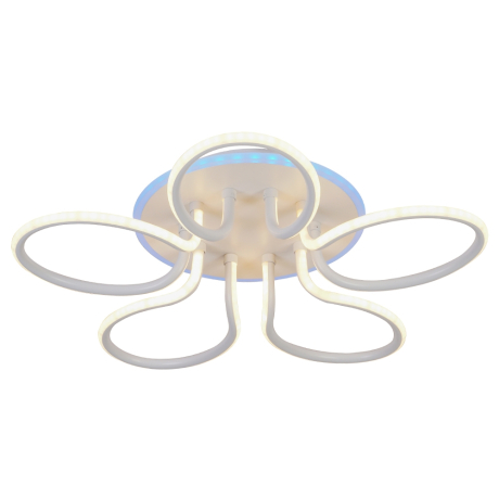 Потолочная светодиодная люстра с пультом ДУ Profit Light 6049/5 WHT 
