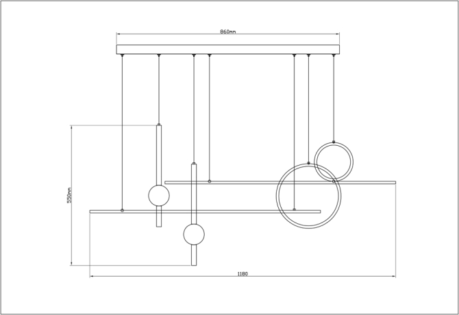 Подвесной светильник Arte Lamp Polaris A2610SP-85BK 
