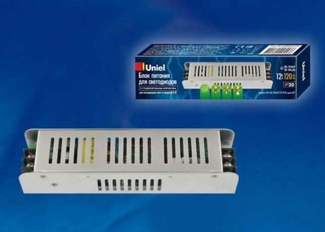 Блок питания Uniel 12V 120W IP20 10A UET-VAS-120A20 UL-00002430 