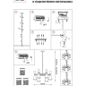 Люстра на штанге Lightstar Dumo (MD8506/6A) 816061 