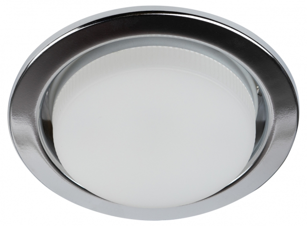 Встраиваемый светильник под лампу GX53 ЭРА KL35 CН /1 (к) Set 10 с термокольцом хром комплект 10 шт. Б0071344 