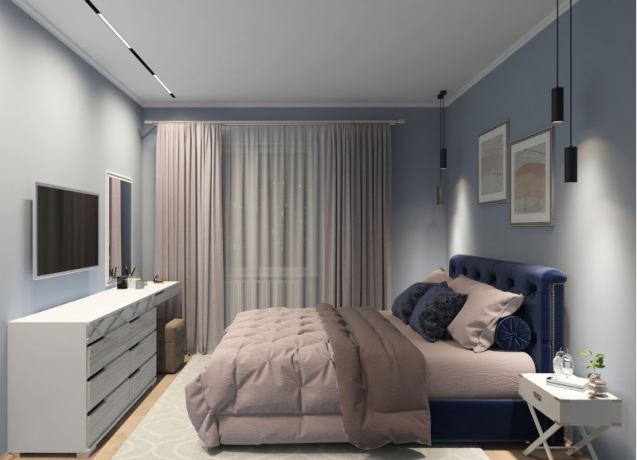 Однофазный LED светильник 27W 3000-6000К для трека с поддержкой ''Алиса'' Denkirs DK8005-BK 