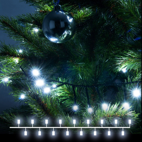 5м. Гирлянда нить ''Мишура'' 190LED (холодный) IP20 Eurosvet 400-004 (a056072)