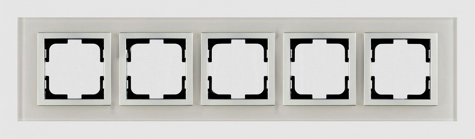 Рамка на 5 постов Mono Electric Style Glass 107-710000-164 