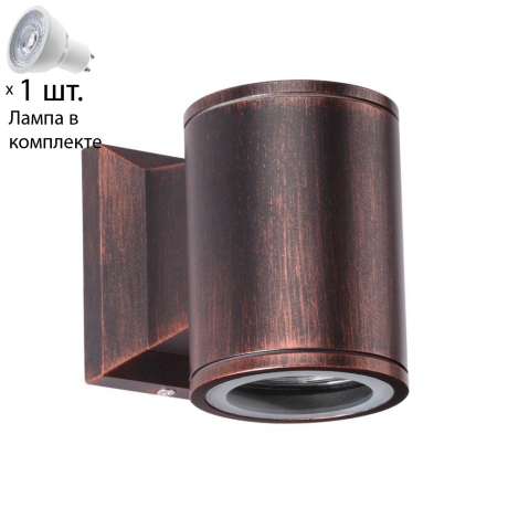 Уличный светильник с лампочкой Novotech Landscape 370406+Lamps Gu10