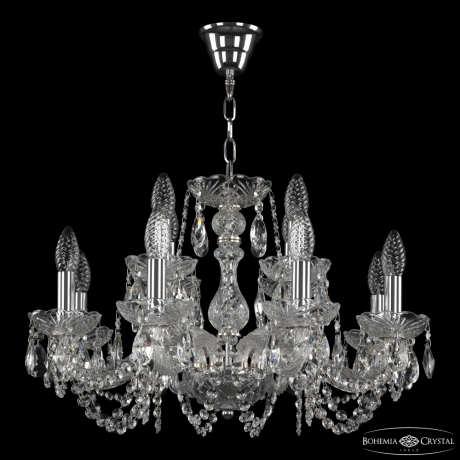 Люстра 119/8+4/200 Ni Bohemia Ivele Crystal 
