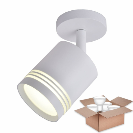 Спот  с лампочкой Favourite Darar 3065-1U+Lamps Gu10 