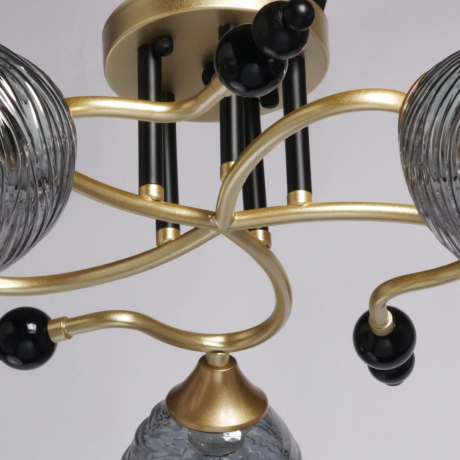 Люстра потолочная с лампочками DeMarkt 463012505+Lamps 