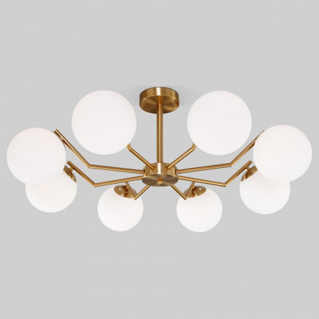 Люстра на штанге Eurosvet Frost 70154/8 латунь 