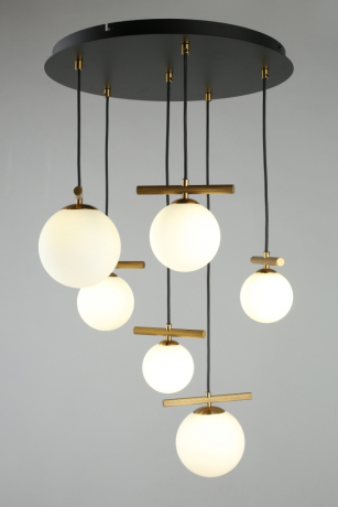 Люстра подвесная с Led лампочками в комплекте APLOYT APL.643.03.06+Lamps