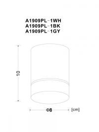 Накладной светильник Arte Lamp Elle A1909PL-1WH