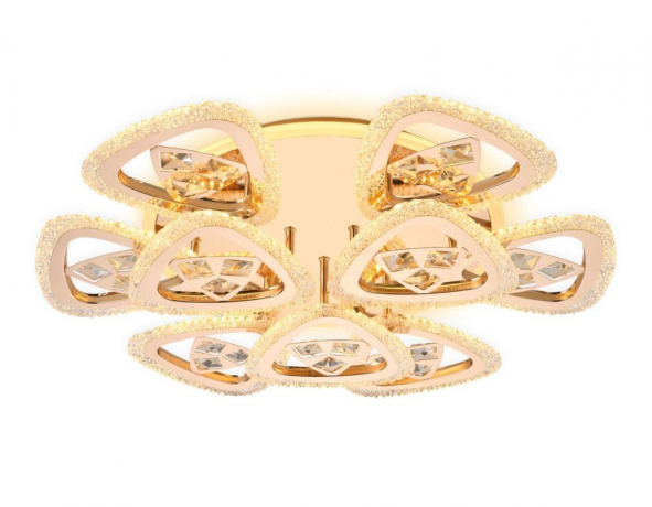 Потолочная диммируемая люстра с пультом ДУ Ambrella light FA2923 GD 