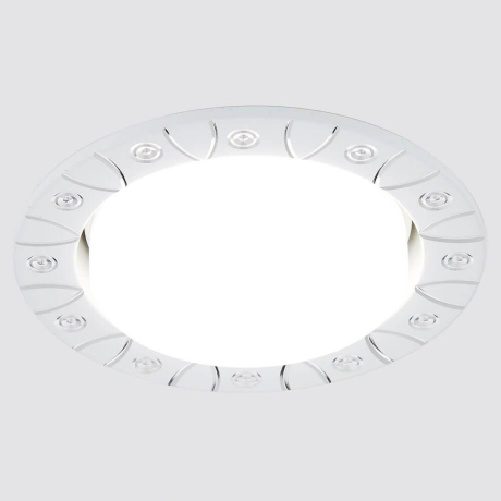 Встраиваемый светильник с лампочкой Ambrella light G825 W+Lamps 