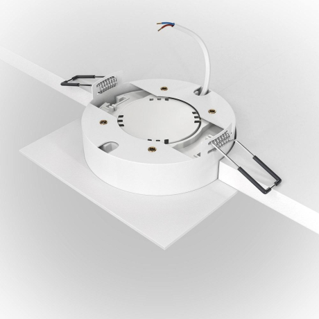 Встраиваемый светильник Maytoni Technical Hoop DL086-GX53-SQ-WS 