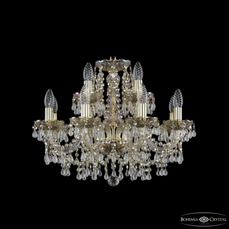 Люстра подвесная Bohemia Ivele Crystal 1410/8+4/195 G V0300 M801 