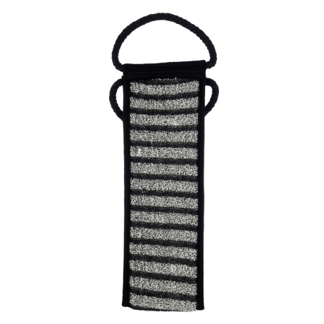 Нарушена упаковка!  <296890> Мочалка ''Мужская'' лента, 10х60 см (10х74 см с ручками) ''Банные штучки'' 41264