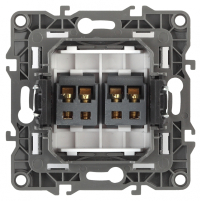 Аудиорозетка двойная ЭРА 12 12-3112-01 Б0027461