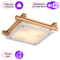 Настенно-потолочный светильник Arte Lamp ARCHIMEDE с поддержкой Алиса A6460PL-3BR-A