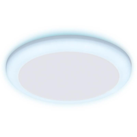 Встраиваемый cветодиодный светильник с регулируемым крепежом и подсветкой Ambrella light Downlight DCR309 