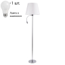 Торшер с лампочкой Arte Lamp Elba A2581PN-2CC+Lamps 