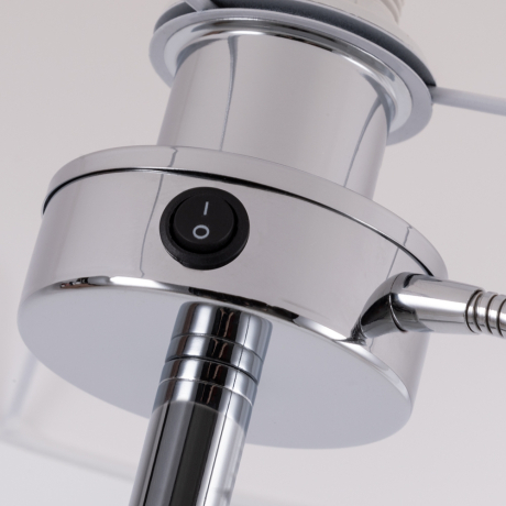 Торшер с лампочкой Arte Lamp Elba A2581PN-2CC+Lamps 